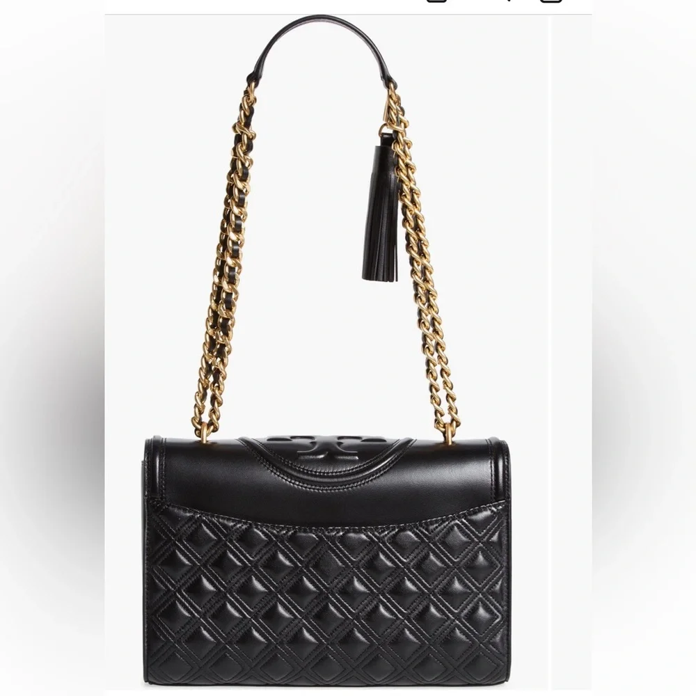 Tory Burch Fleming Leather convertible Shoulder bag - Picture 12 of 13